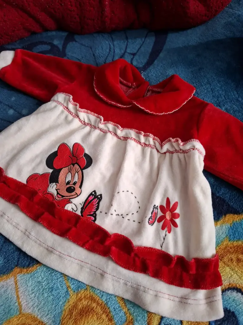 Conjunto bebé Minnie rojo - 2