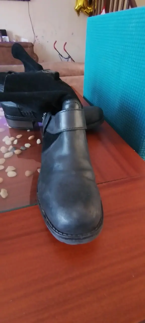 Botines negros de cuero - 2