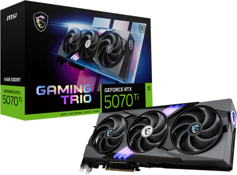 Tarjeta Gráfica MSI RTX 5070 Ti - 1