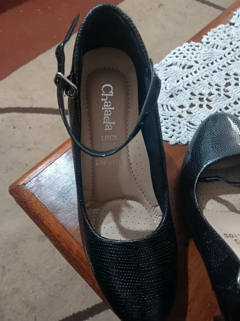 Zapatos de tacón negro elegante - 4