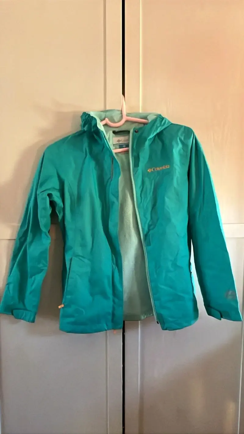 Chaqueta Columbia turquesa