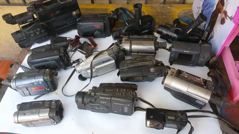 Colección de cámaras grabadoras