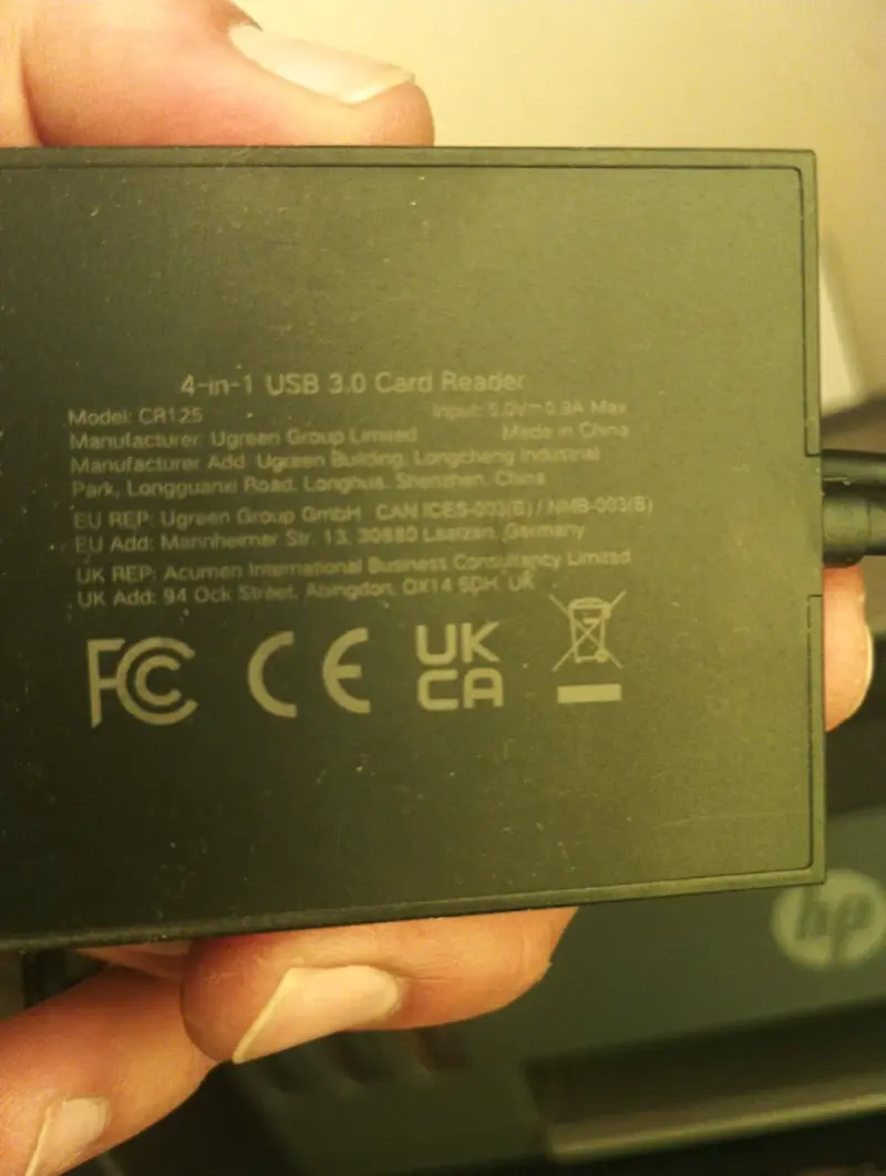 Lector de tarjetas múltiple USB - 4