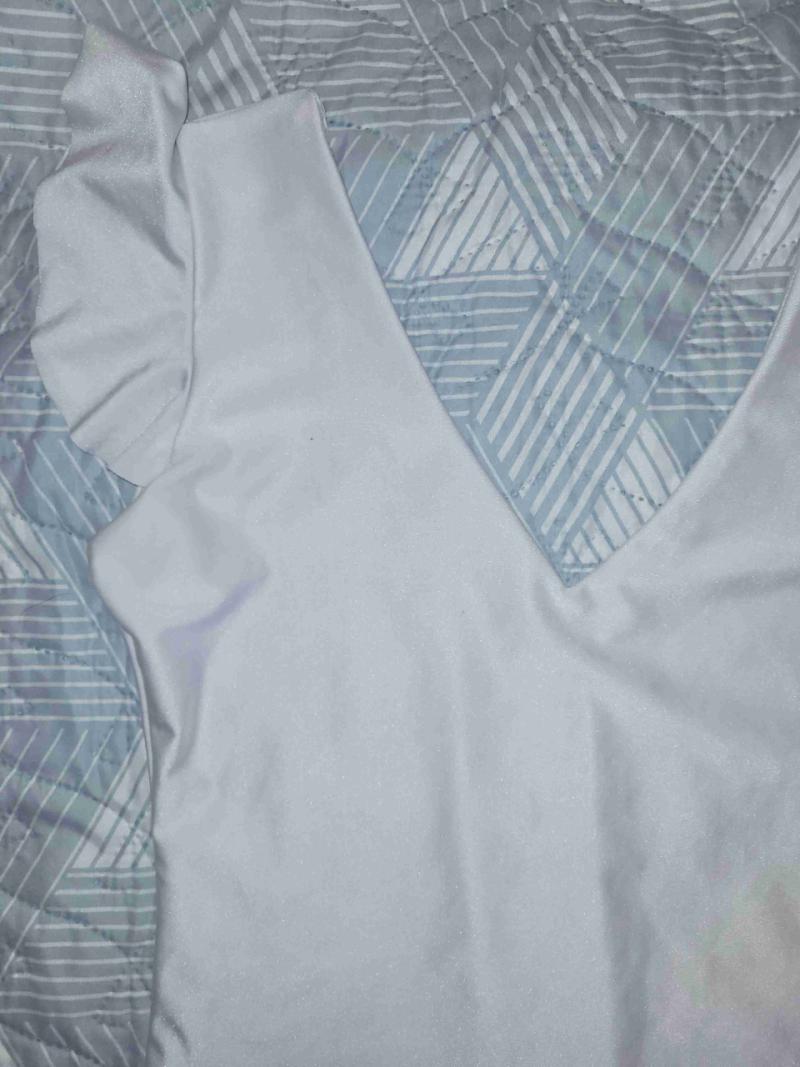 Body blanco con vuelos - 3