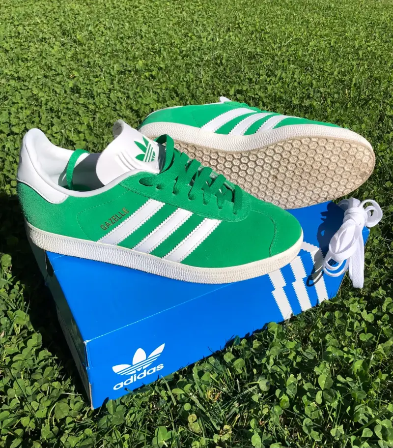 Zapatillas Adidas Gazelle verdes - 1