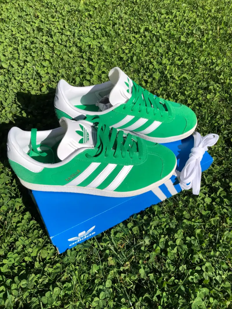 Zapatillas Adidas Gazelle verdes - 3