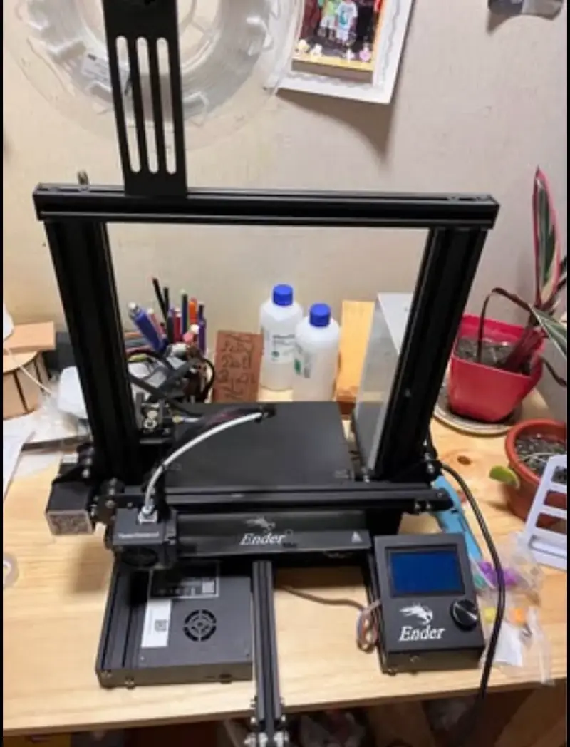 Impresora 3D Ender negra - 2