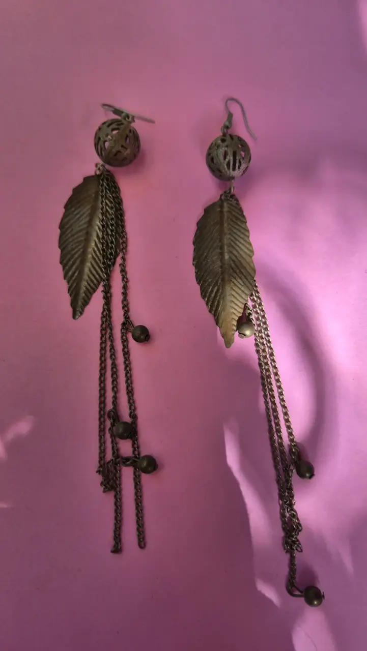Aros de estilo bohemio en bronce - 2