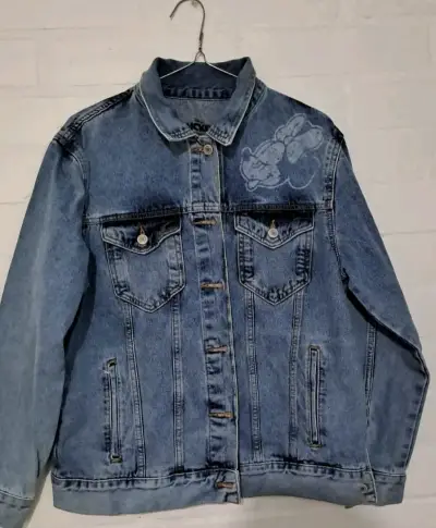 Chaqueta de mezclilla azul - miniatura 1