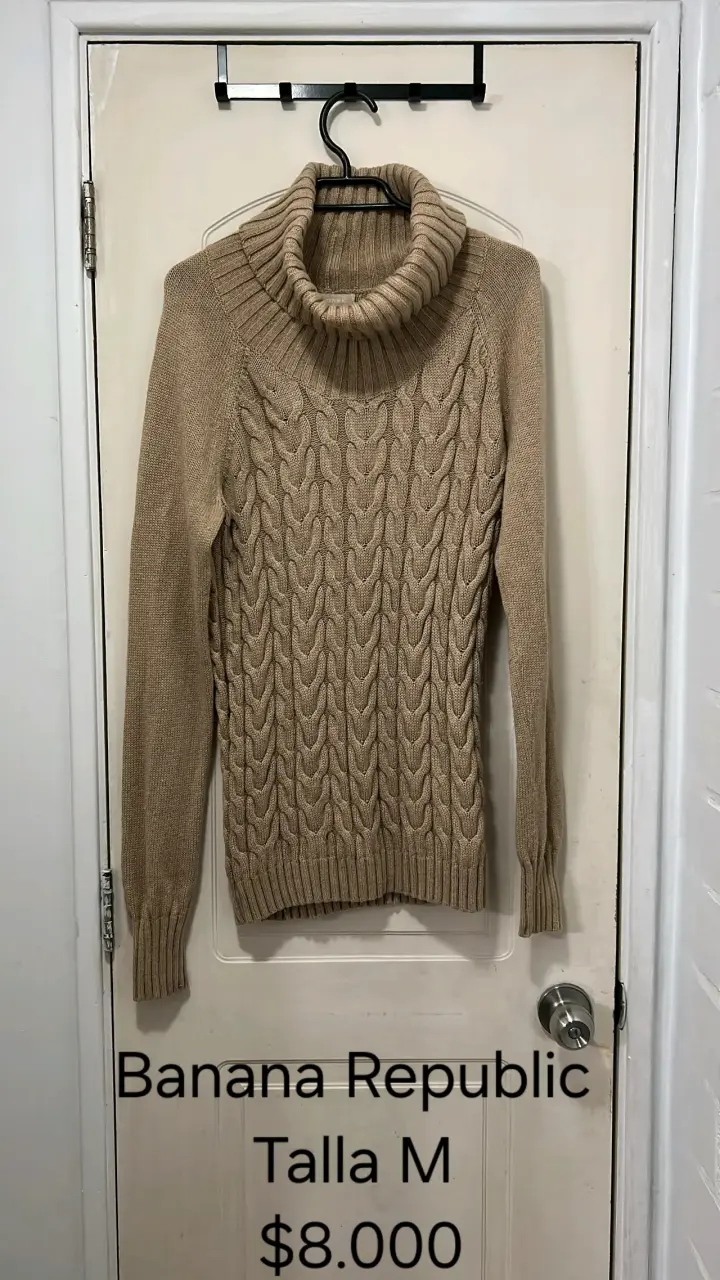 Sweater rayado Zara blanco y negro - 3