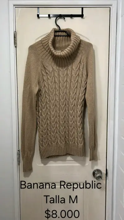 Sweater rayado Zara blanco y negro - miniatura 3