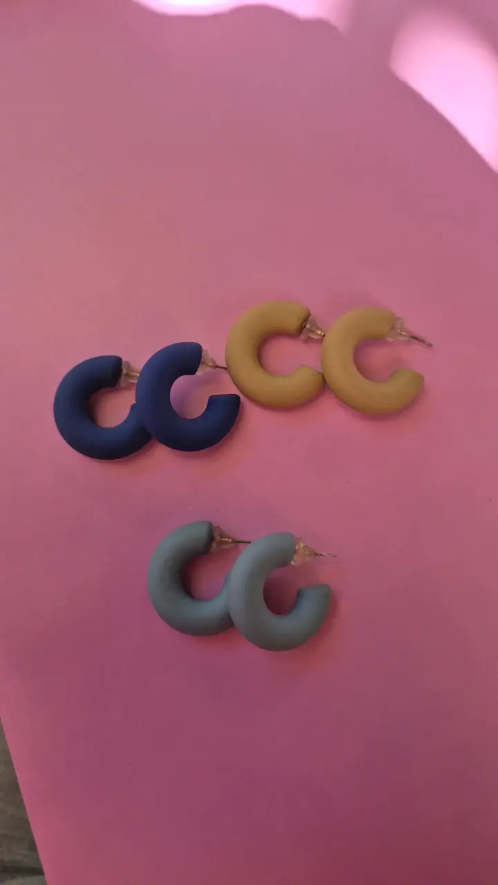 Aros de colores mate
