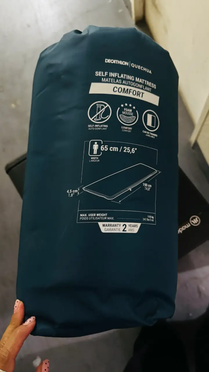 Colchoneta auto inflable - 3