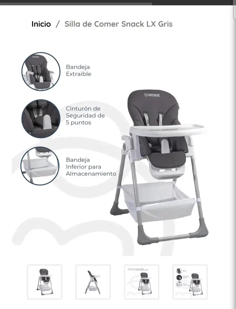Silla de comer bebesit - 2