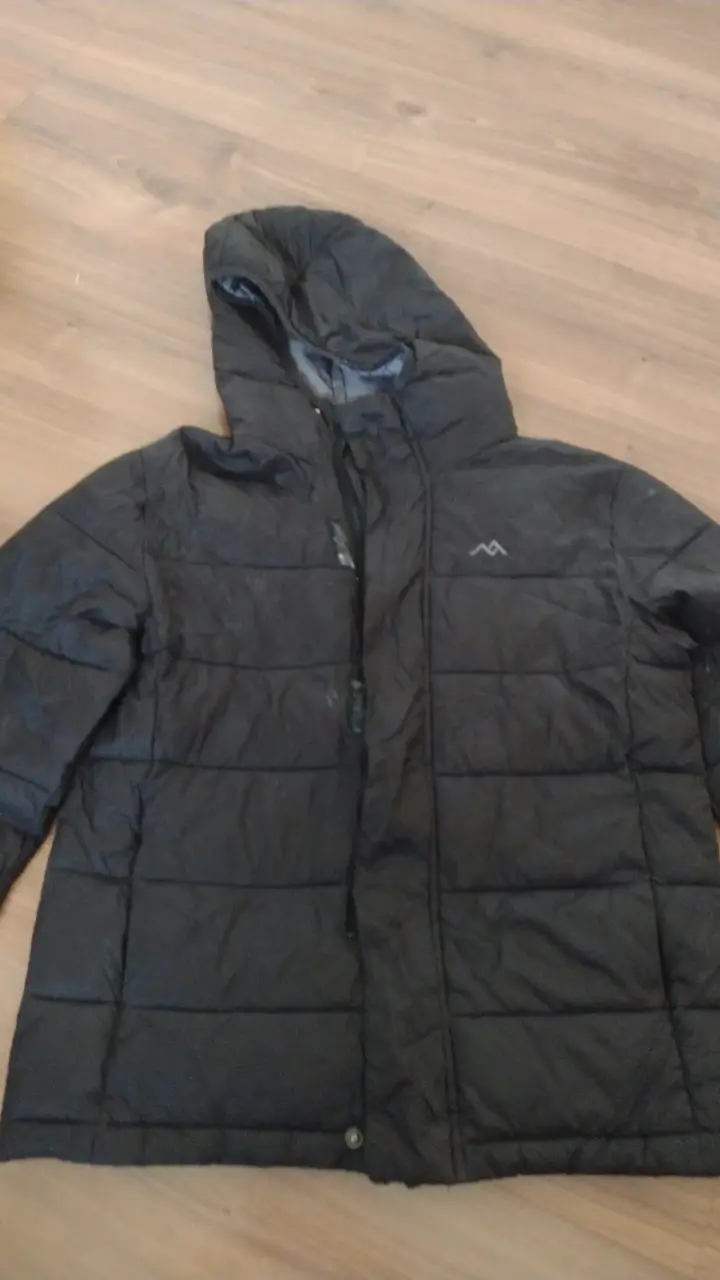 Parka negra niño