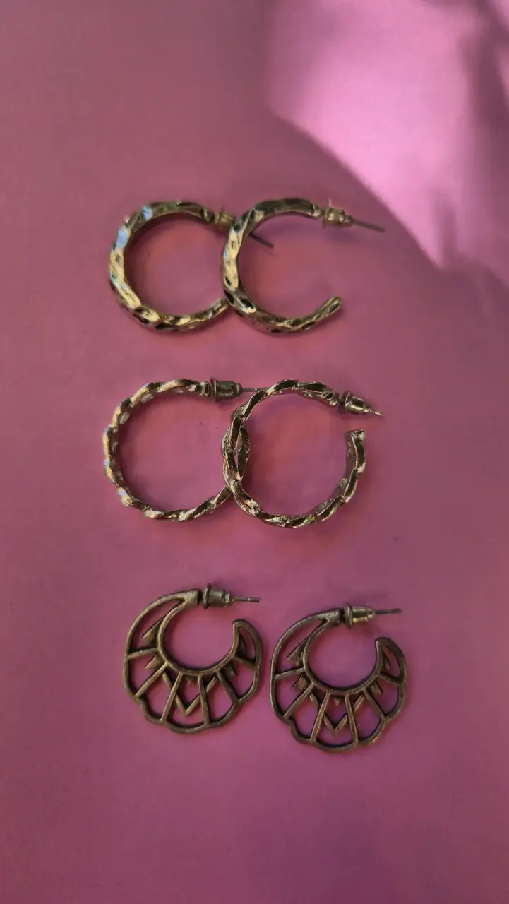 Mix argollas plateadas