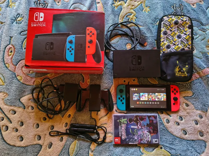 Nintendo switch V2 neon - 1