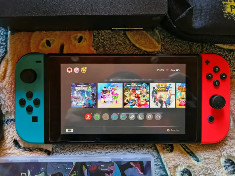 Nintendo switch V2 neon - 2