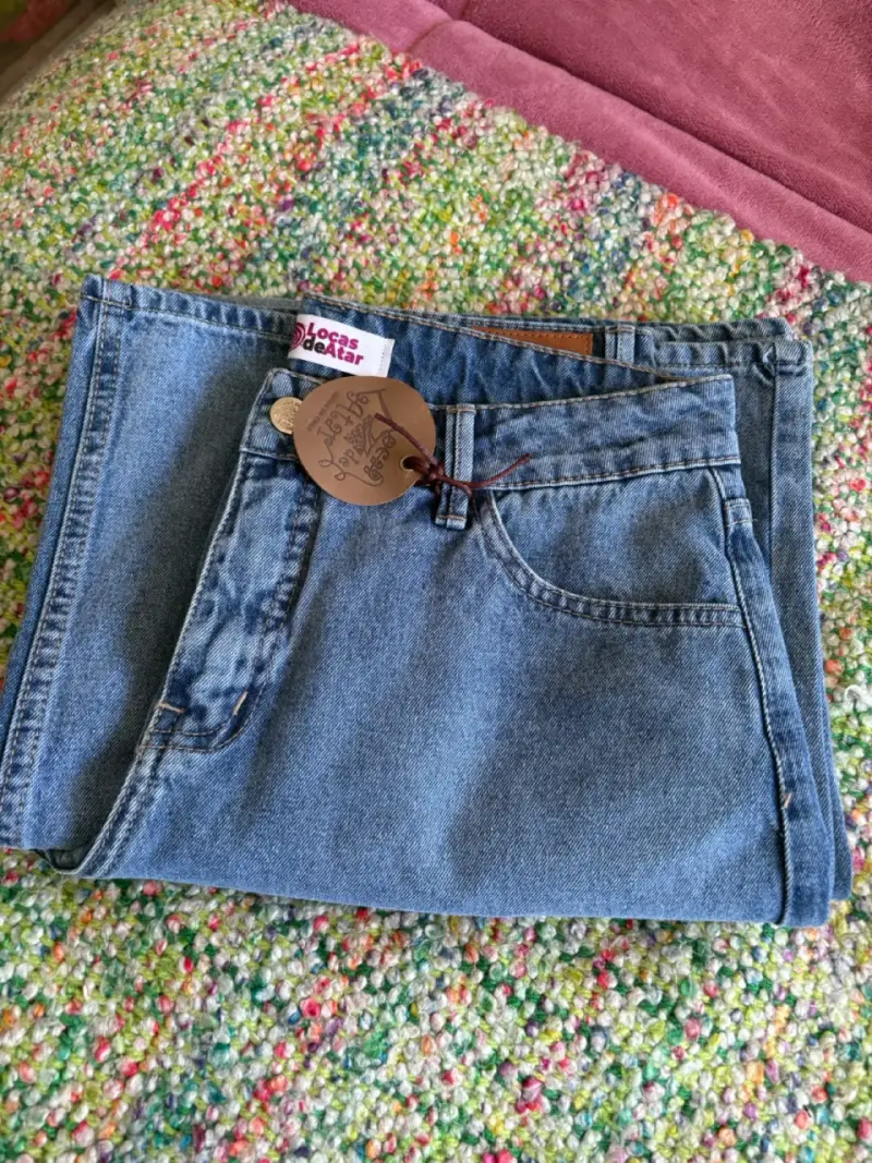 Jeans azul Locas de atar - 5