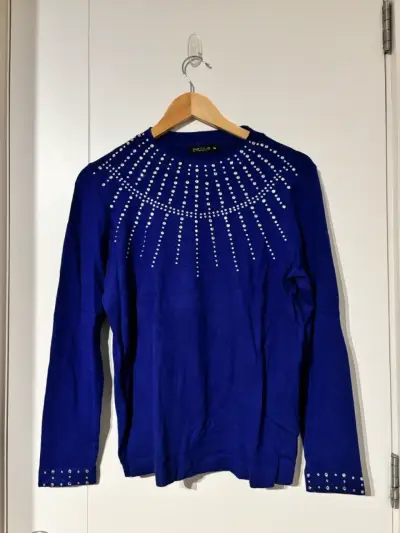 Sweater evoque azul - miniatura 1