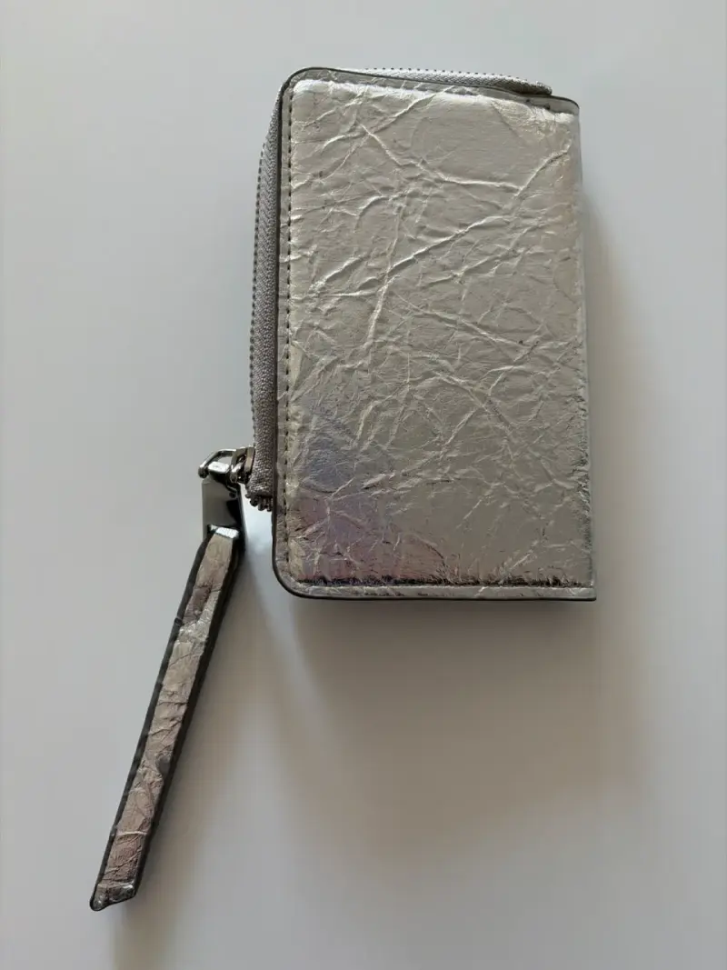 Billetera plateada marca index - 4