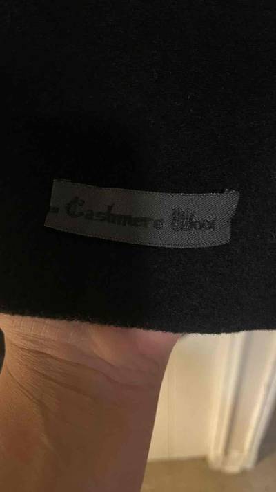 Abrigo HM Cashmere Wool negro - miniatura 3