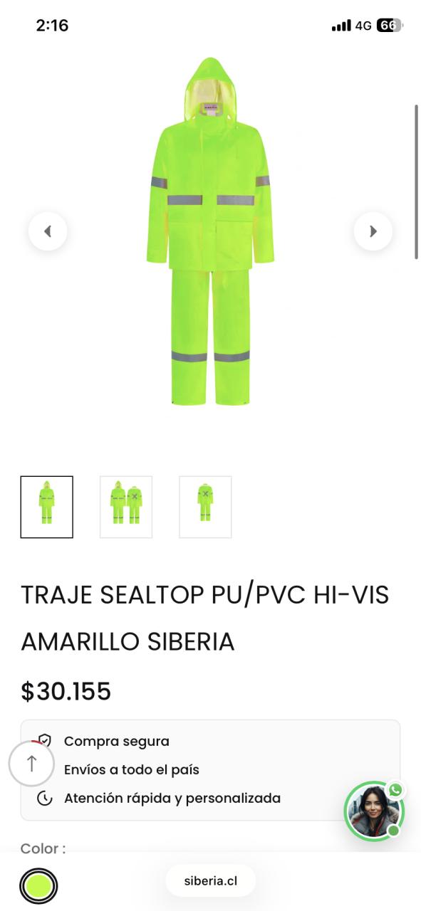 Traje impermeable SIBERIA - 1