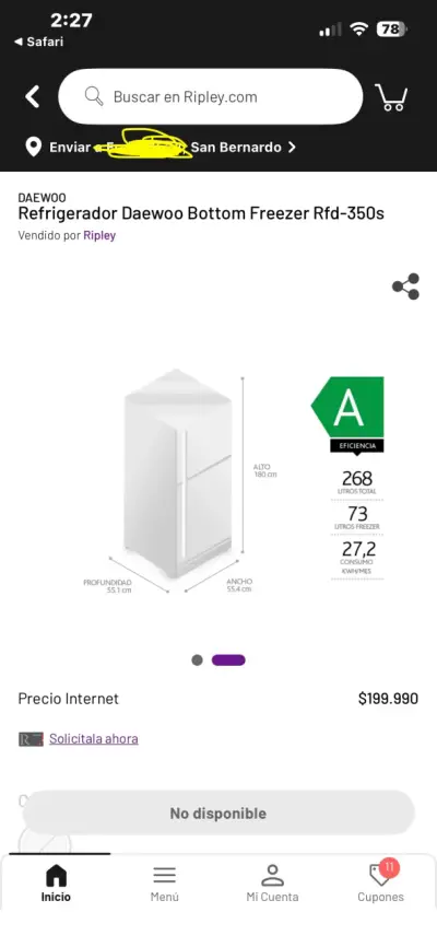 Refrigerador 268 litros - miniatura 4
