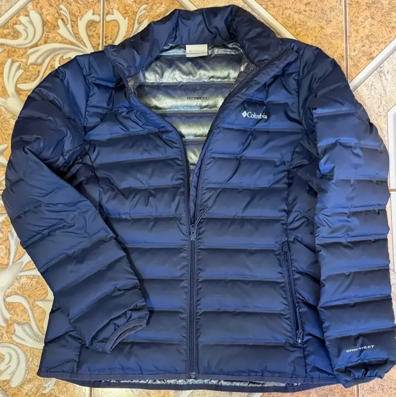 Parka columbia mujer azul talla M