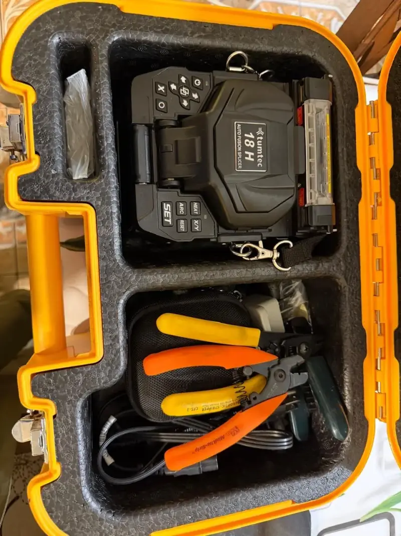 Fusionadora de fibra óptica - 4