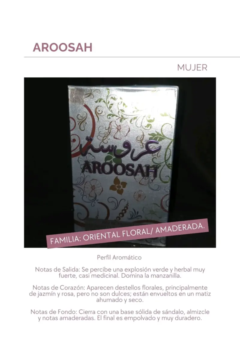 Perfume Aroosah original