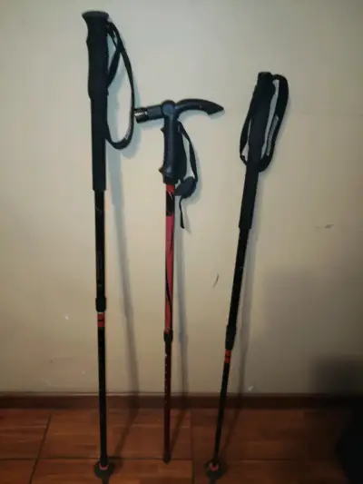 Bastones de trekking retráctiles - miniatura 1
