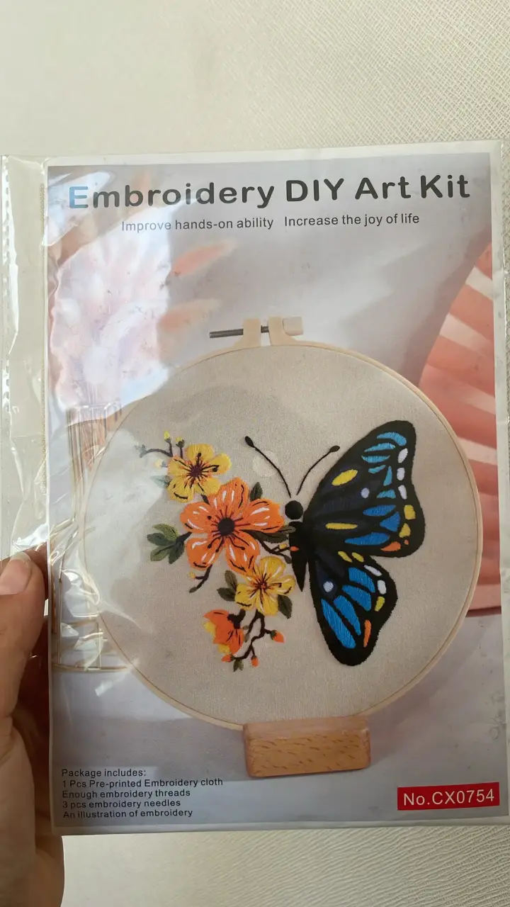 Kits de bordado mariposa - 1