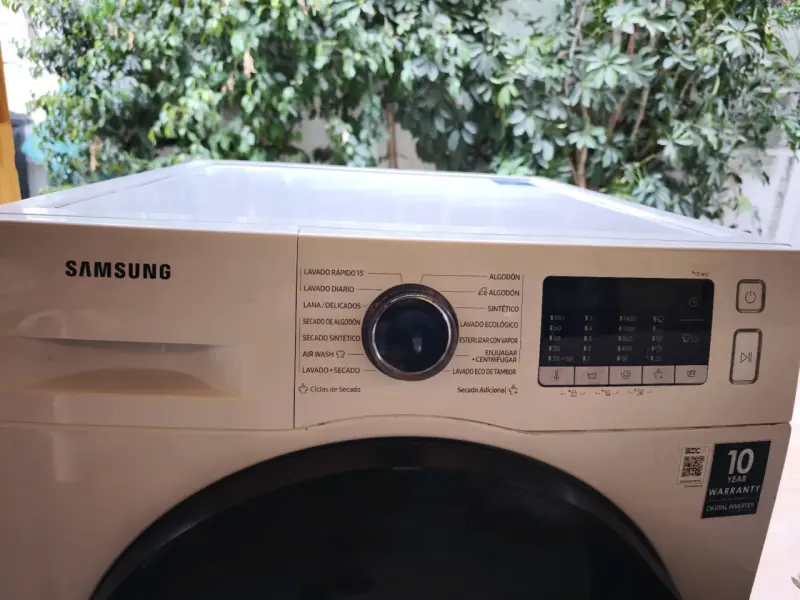 Lavadora secadora Samsung eco bubble 9kg - 2