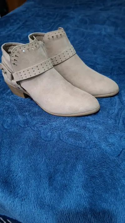 Zapatos tipo Botin Beige - miniatura 2