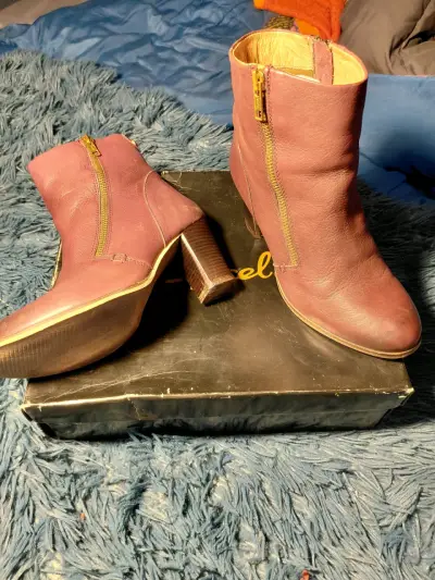 Vacheta burdeo zapato mujer - miniatura 1