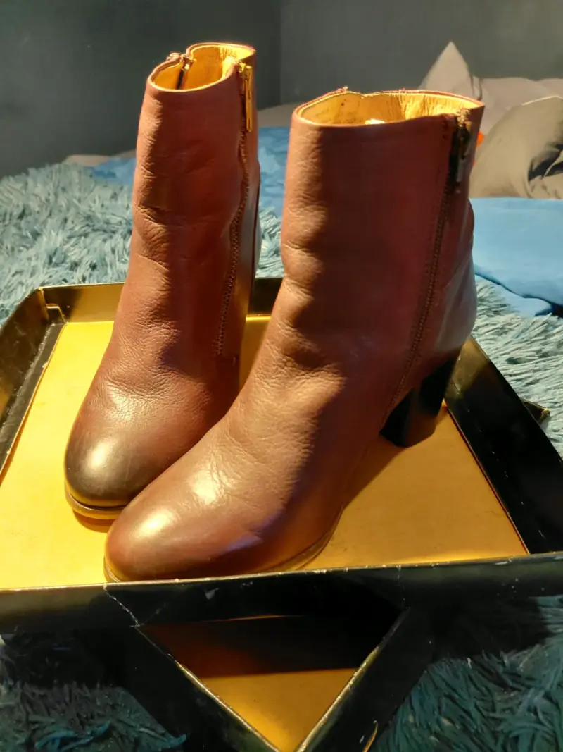 Vacheta burdeo zapato mujer - 2