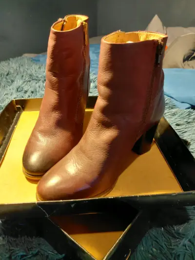 Vacheta burdeo zapato mujer - miniatura 2