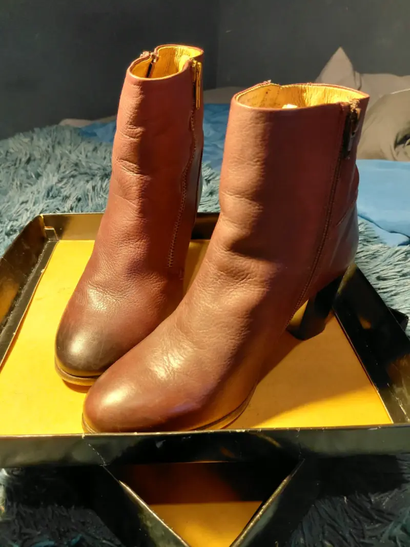 Vacheta burdeo zapato mujer - 3