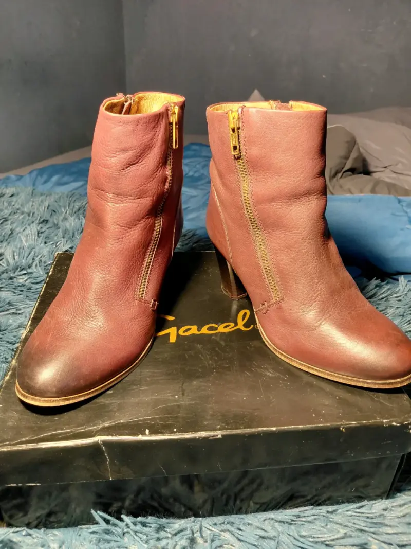 Vacheta burdeo zapato mujer - 4