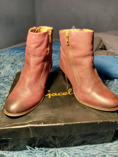 Vacheta burdeo zapato mujer - miniatura 4