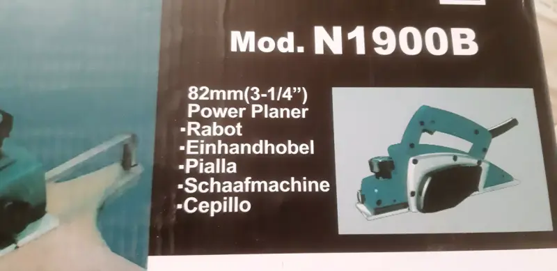Cepillo eléctrico nuevo y lijadora nueva - 4