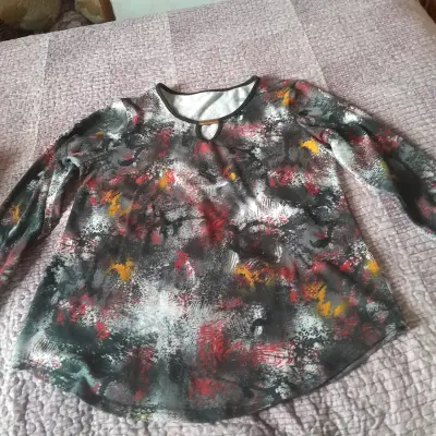 Polera multicolor mangas largas - miniatura 1