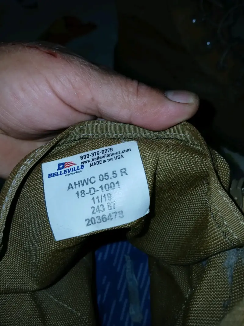 bota militar americana - 3