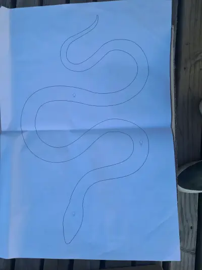 Vendo adorno de pared de serpiente de metal fundid - miniatura 3