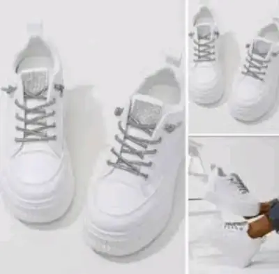 Zapatillas plataforma blanca - miniatura 2