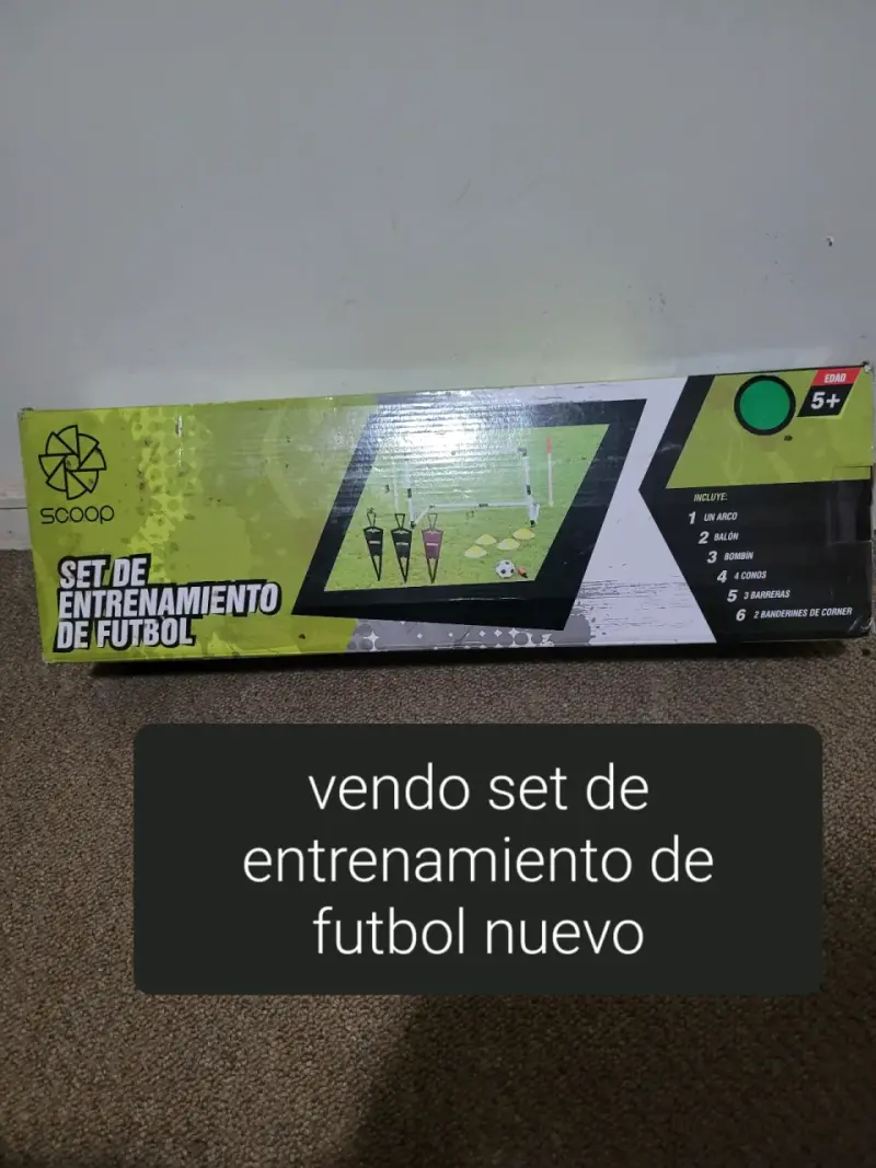 Set de entrenamiento de fútbol
