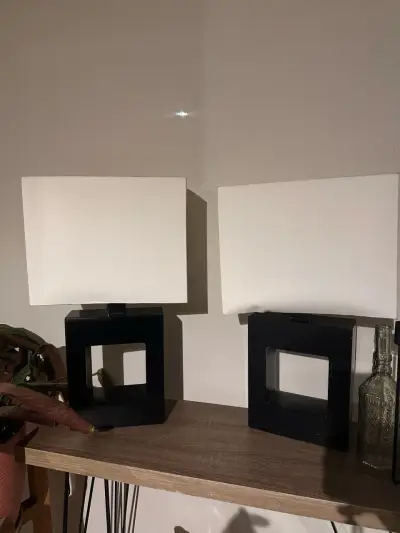 Vendo par de lamparas - miniatura 1