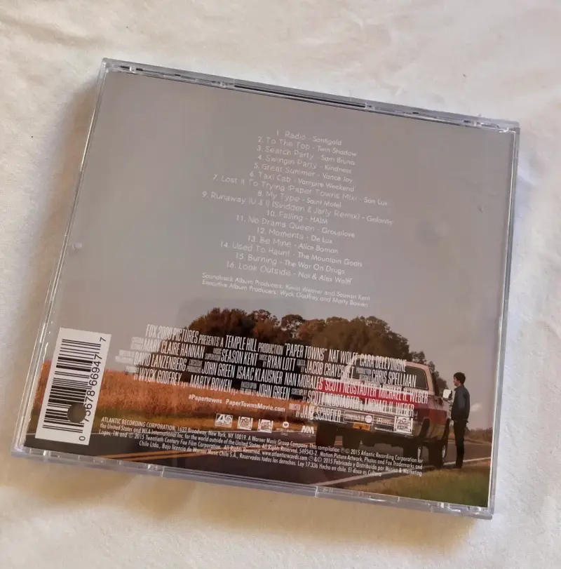 CD de la película Paper Towns - 2