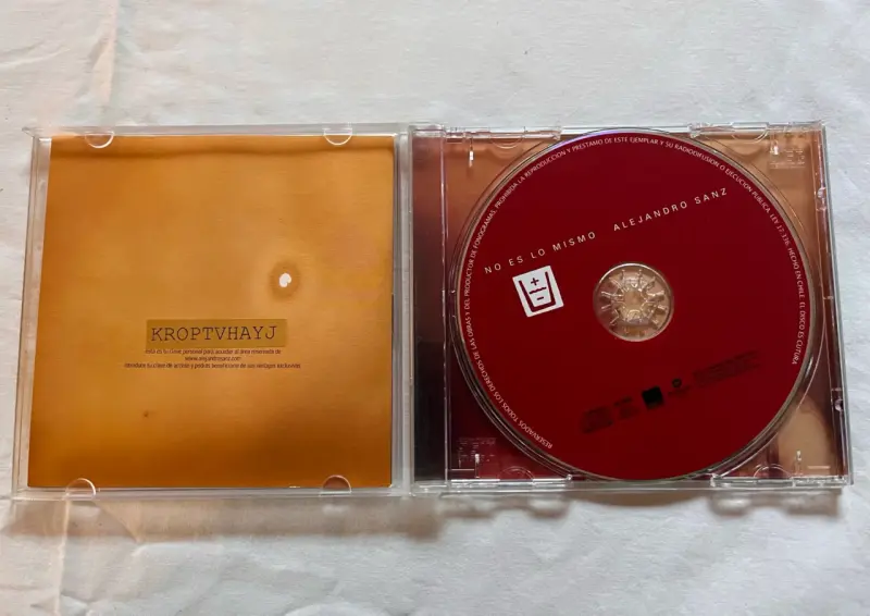 CD No es lo mismo de Alejandro Sanz - 3